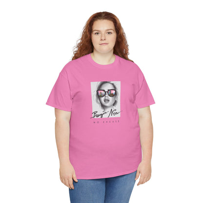 Bojan Now Unisex Heavy Cotton Tee - No Excuse Graphic Tee