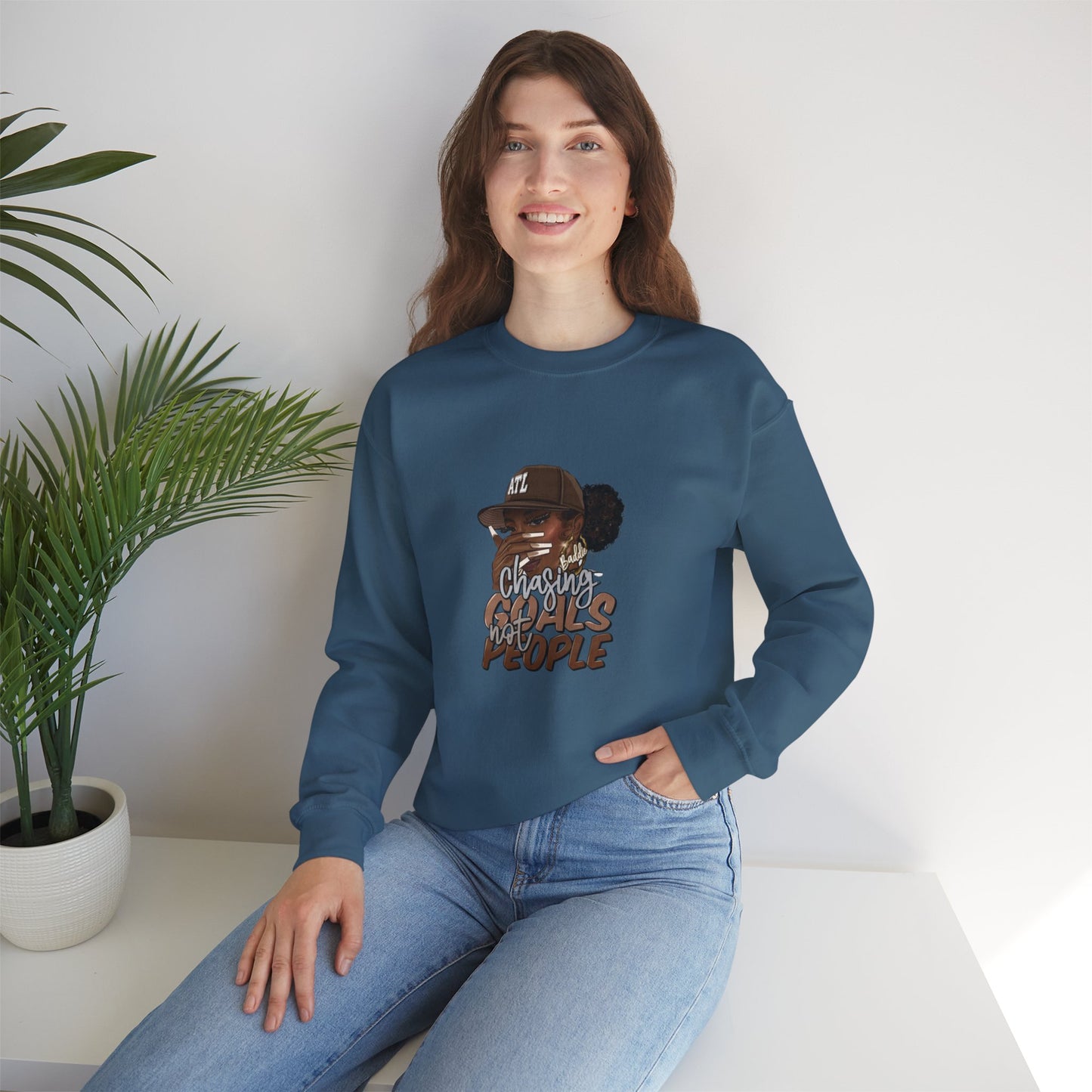 Chasing Dreams Unisex Crewneck Sweatshirt - Comfortable & Inspiring Apparel