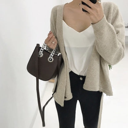 Women PU Leather Small Shoulder Bag Purse Solid Color Mini Crossbody