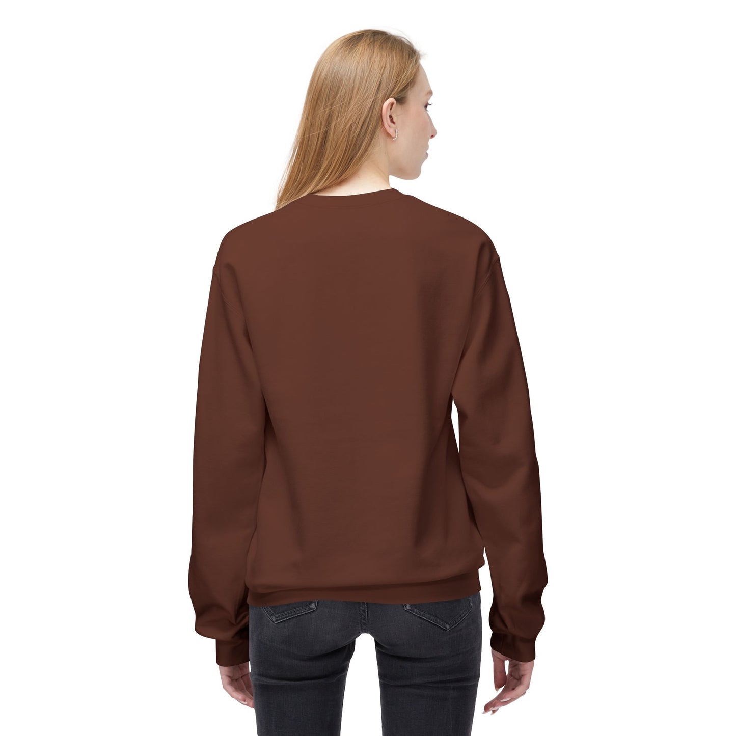 Peace Floral Crewneck Sweatshirt, Cozy Fleece Sweater, Unisex Gift, Eco-Friendly Apparel, Relaxed Style