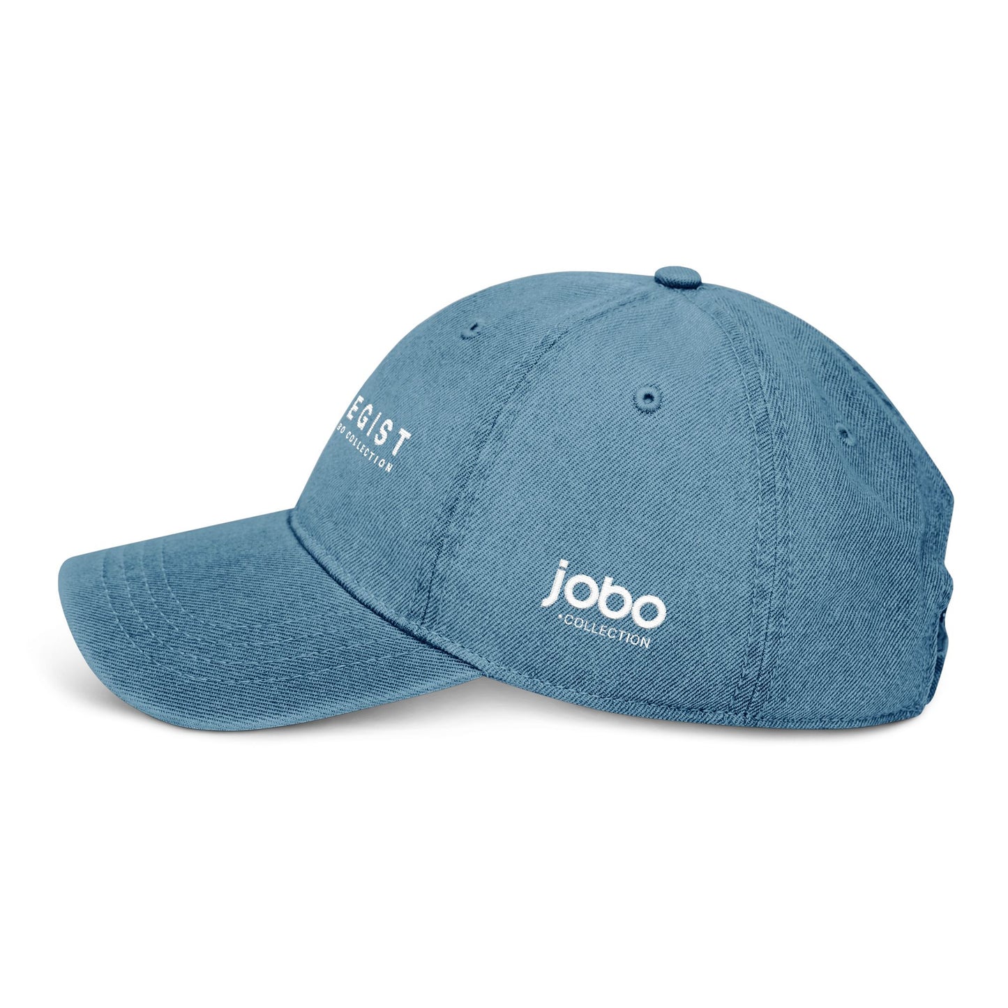 Strategist Embroidered Denim Hat - Casual Style for Trendsetters.