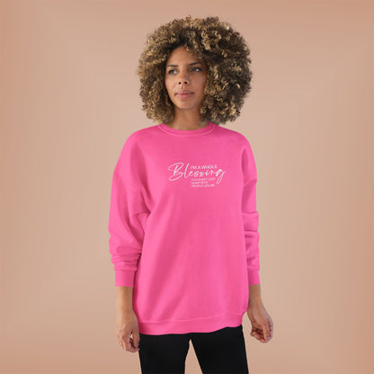 Unisex Eco-Friendly Crewneck Sweatshirt - "I'm a Whole Blessing"