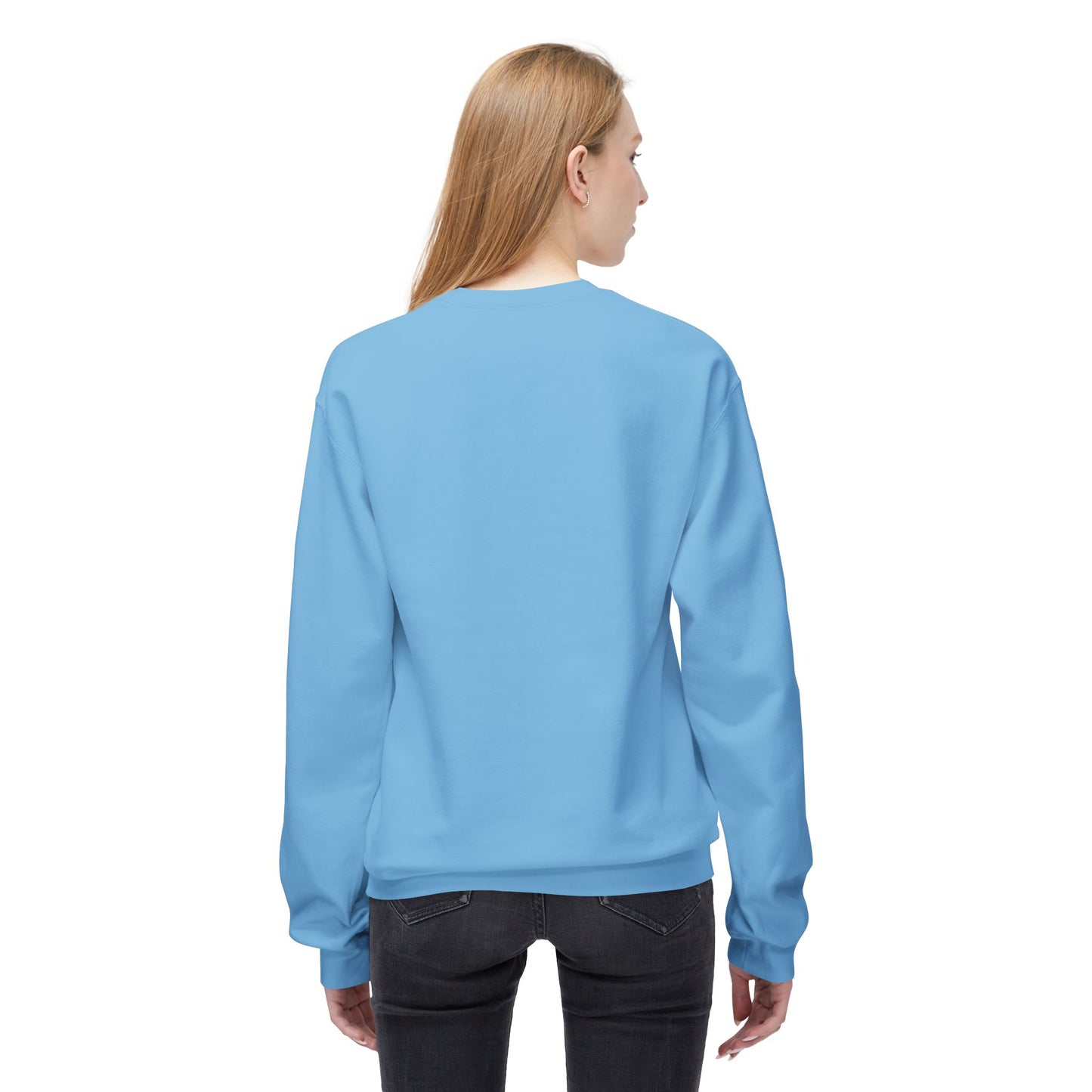 Peace Floral Crewneck Sweatshirt, Cozy Fleece Sweater, Unisex Gift, Eco-Friendly Apparel, Relaxed Style