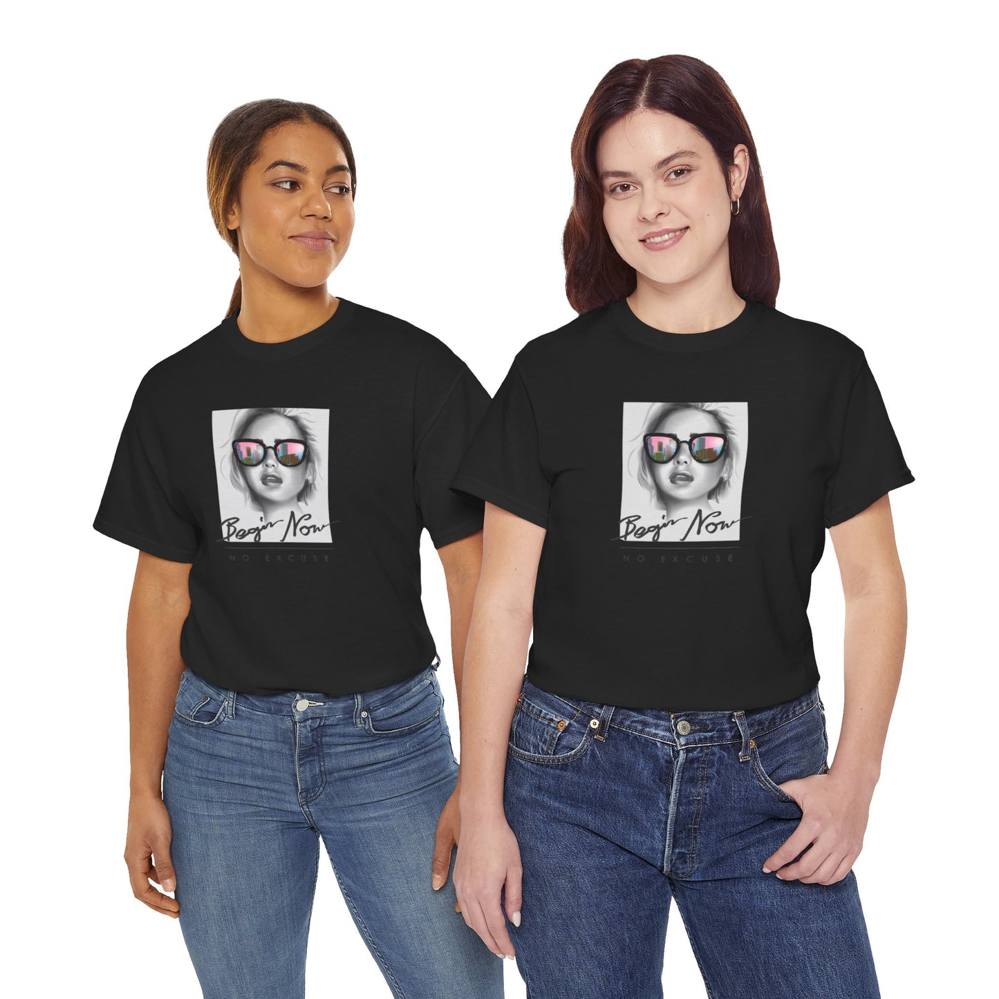 Bojan Now Unisex Heavy Cotton Tee - No Excuse Graphic Tee