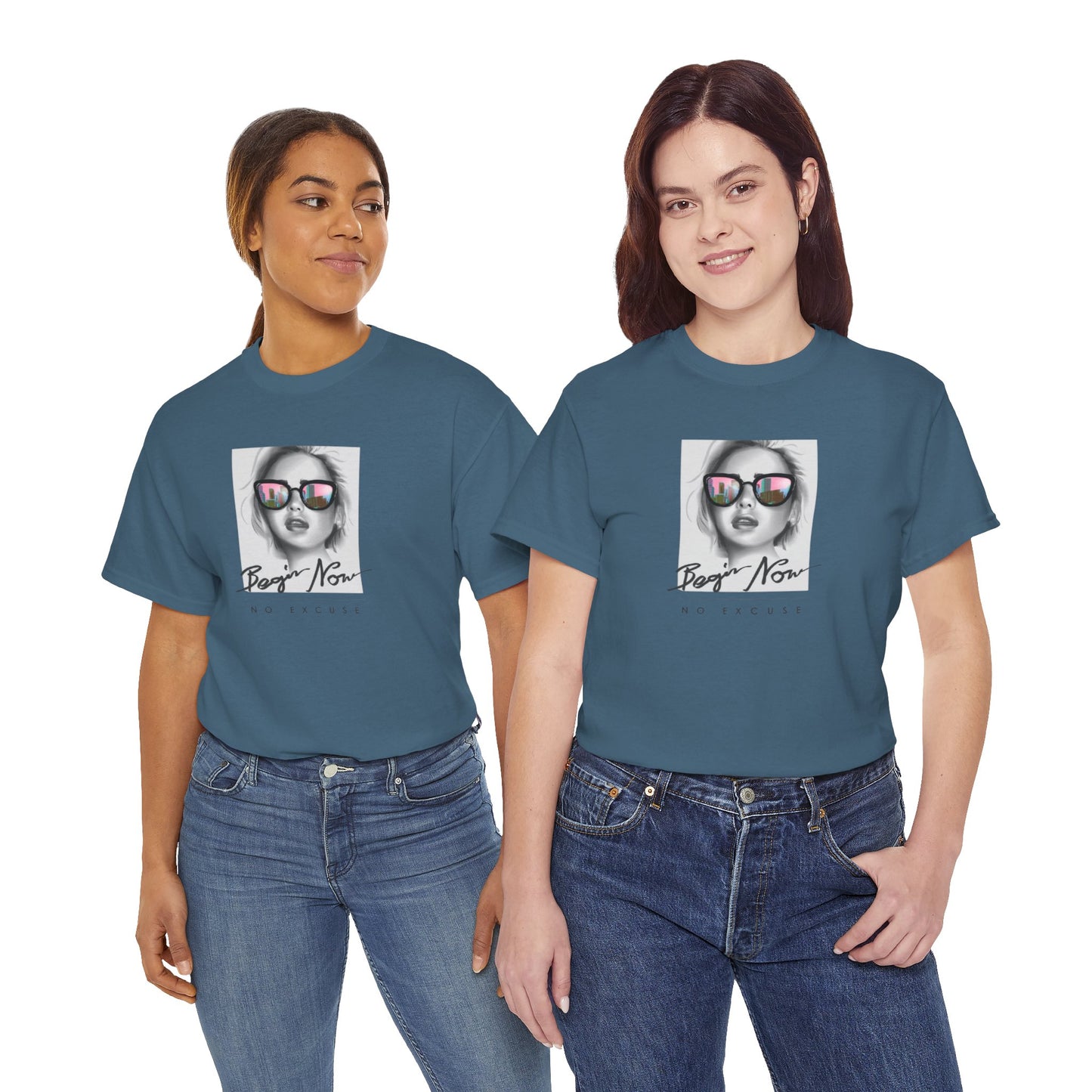 Bojan Now Unisex Heavy Cotton Tee - No Excuse Graphic Tee