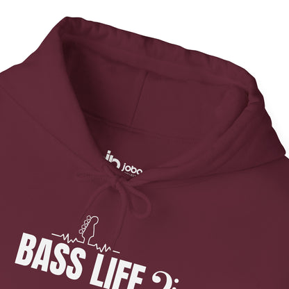 Custom bassist Hoodie - Bass Life Unisex Heavy Blend™ Sweatshirt