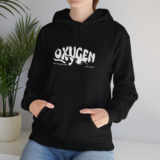 Unisex Heavy Blend™ Hooded Sweatshirt with Minimalist Snake Design