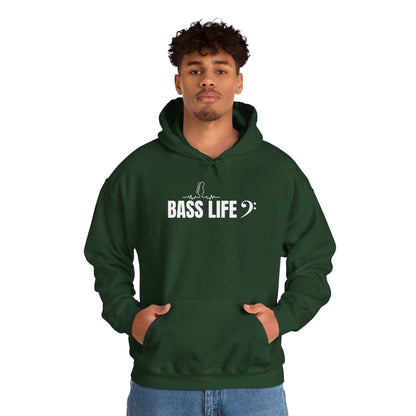Custom bassist Hoodie - Bass Life Unisex Heavy Blend™ Sweatshirt