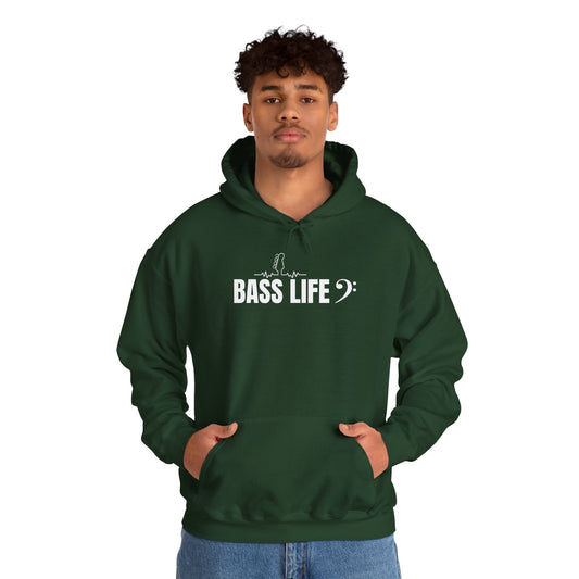 Custom bassist Hoodie - Bass Life Unisex Heavy Blend™ Sweatshirt