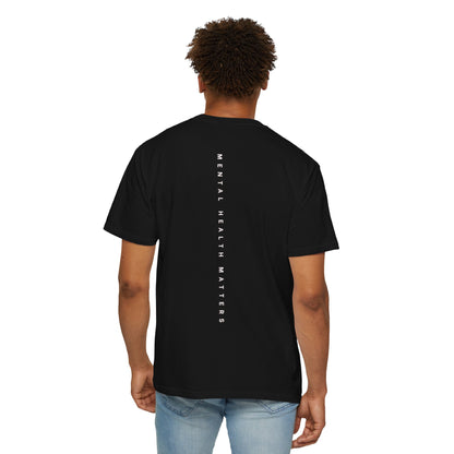 Unisex Garment-Dyed T-shirt: 'Mental Health Matters' Inspirational Tee