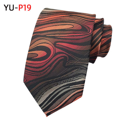 Paisley Big Flower Formal Wear Business Casual Tie