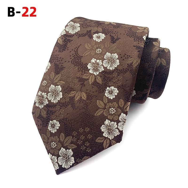 Tie New Paisley Polyester Men's Big Flower Tie Suit Wedding Best Man Tie Formal Wear