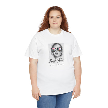 Bojan Now Unisex Heavy Cotton Tee - No Excuse Graphic Tee