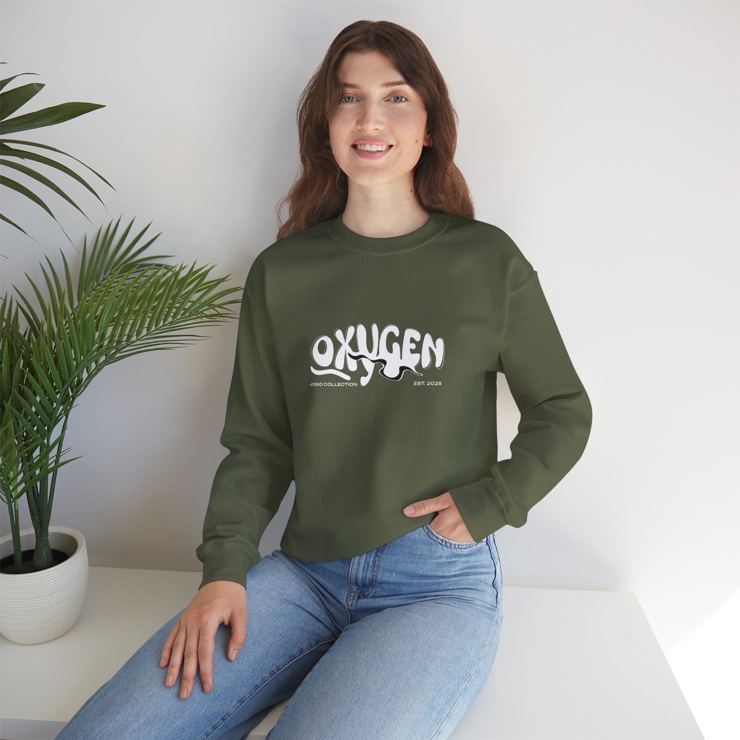 Oxygen Collection Unisex Crewneck Sweatshirt - Cozy & Stylish
