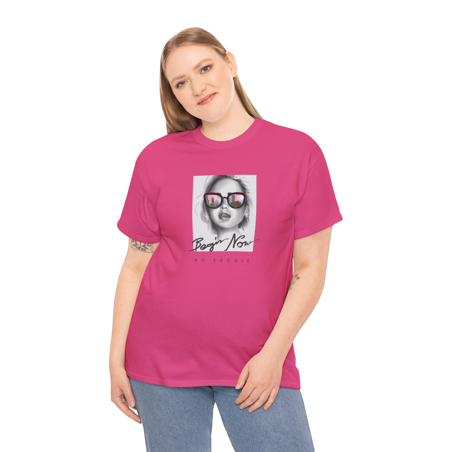 Bojan Now Unisex Heavy Cotton Tee - No Excuse Graphic Tee