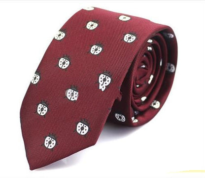 Casual fashion tie  narrow cartoon tie