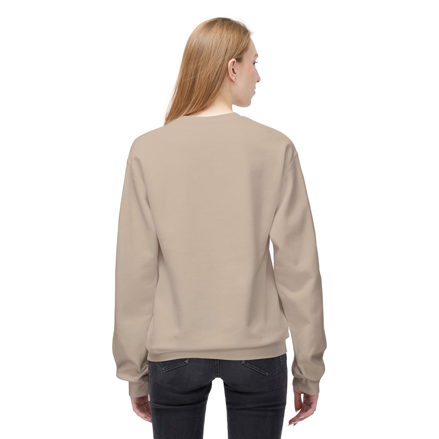 Peace Floral Crewneck Sweatshirt, Cozy Fleece Sweater, Unisex Gift, Eco-Friendly Apparel, Relaxed Style