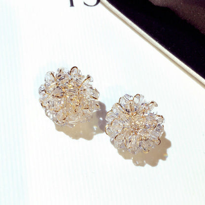 Crystal Elegant Wild Earrings Women