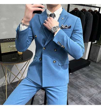 Men's Business Formal High-grade British Style Suit For Men
