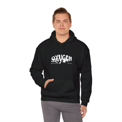 Unisex Heavy Blend™ Hooded Sweatshirt with Minimalist Snake Design