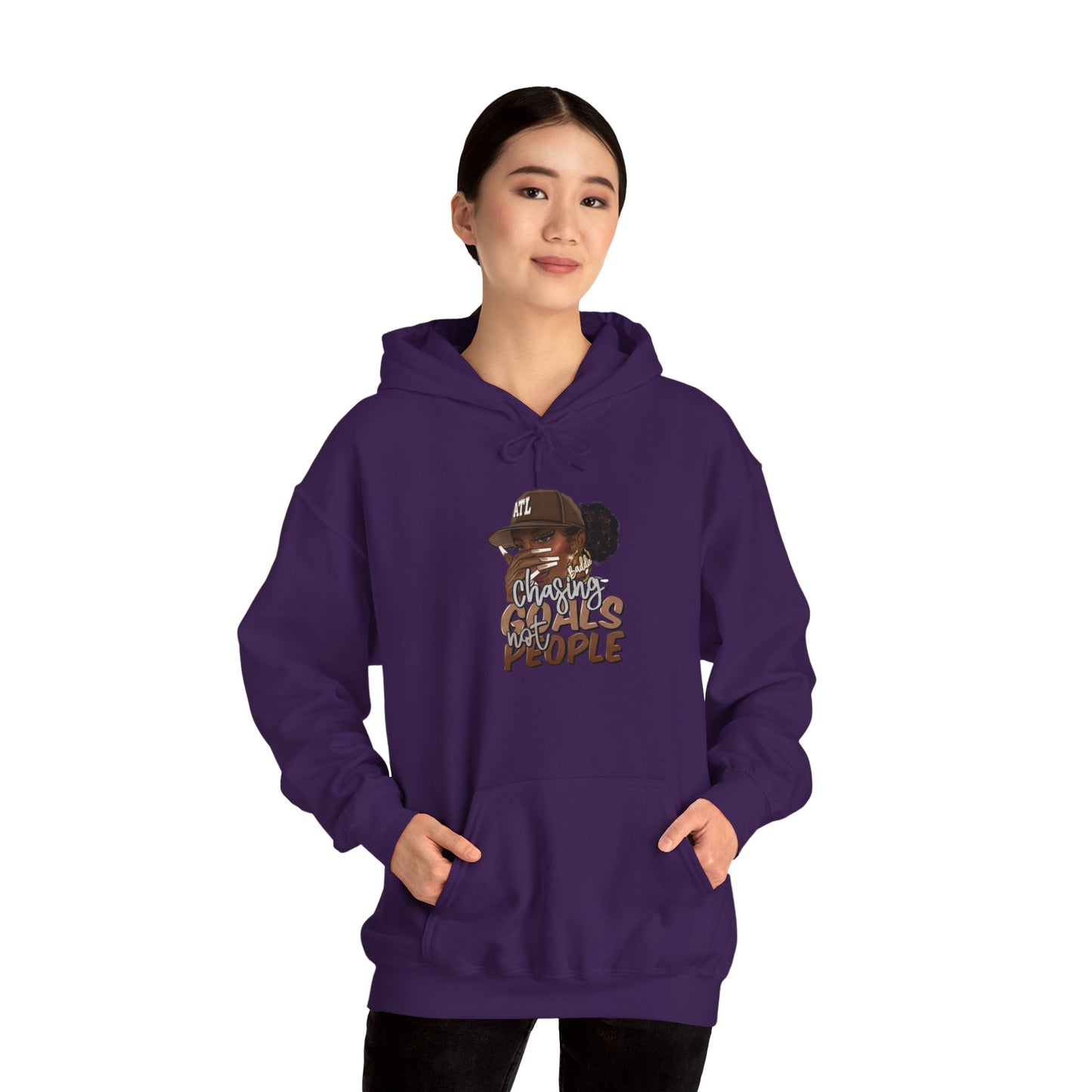 Unisex Heavy Blend™ Hooded Sweatshirt - 'Chasing  goals not People