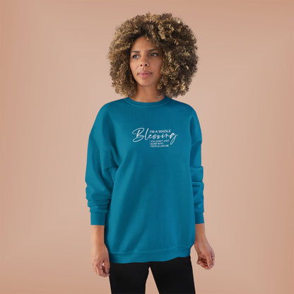 Unisex Eco-Friendly Crewneck Sweatshirt - "I'm a Whole Blessing"