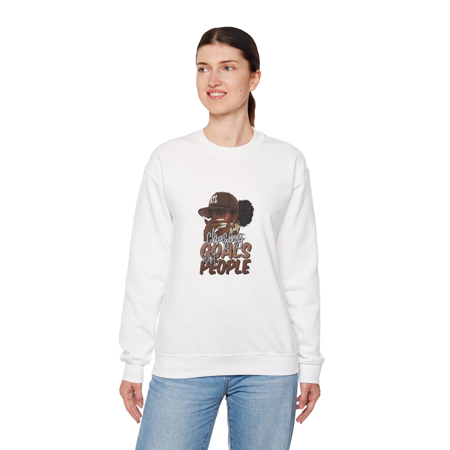 Chasing Dreams Unisex Crewneck Sweatshirt - Comfortable & Inspiring Apparel