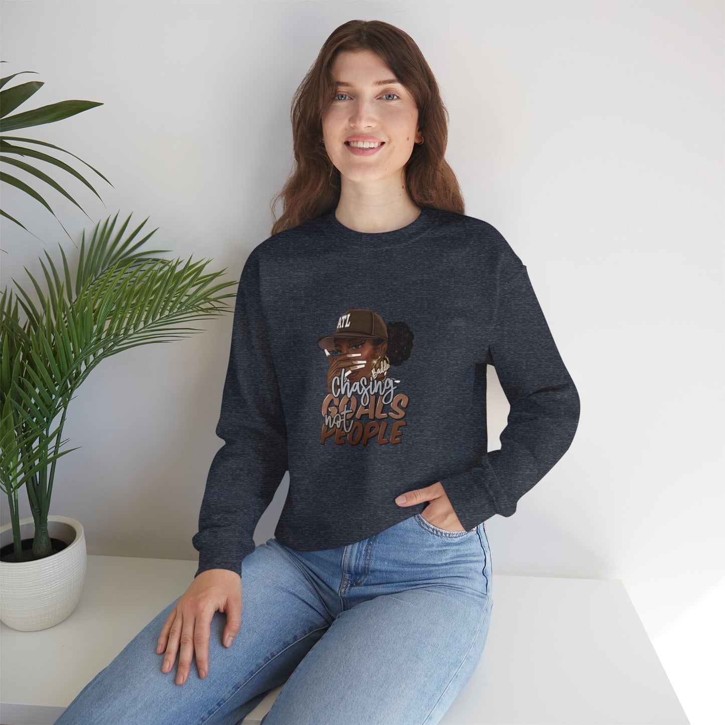 Chasing Dreams Unisex Crewneck Sweatshirt - Comfortable & Inspiring Apparel