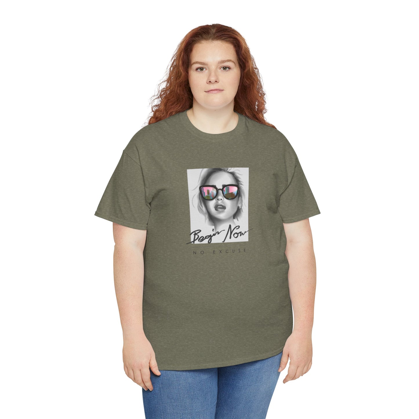 Bojan Now Unisex Heavy Cotton Tee - No Excuse Graphic Tee