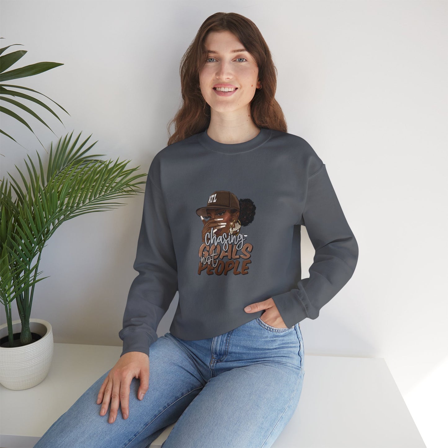 Chasing Dreams Unisex Crewneck Sweatshirt - Comfortable & Inspiring Apparel