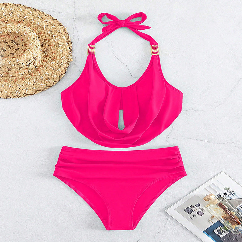 Halter Backless Beach Bikini Swimsuit For Women