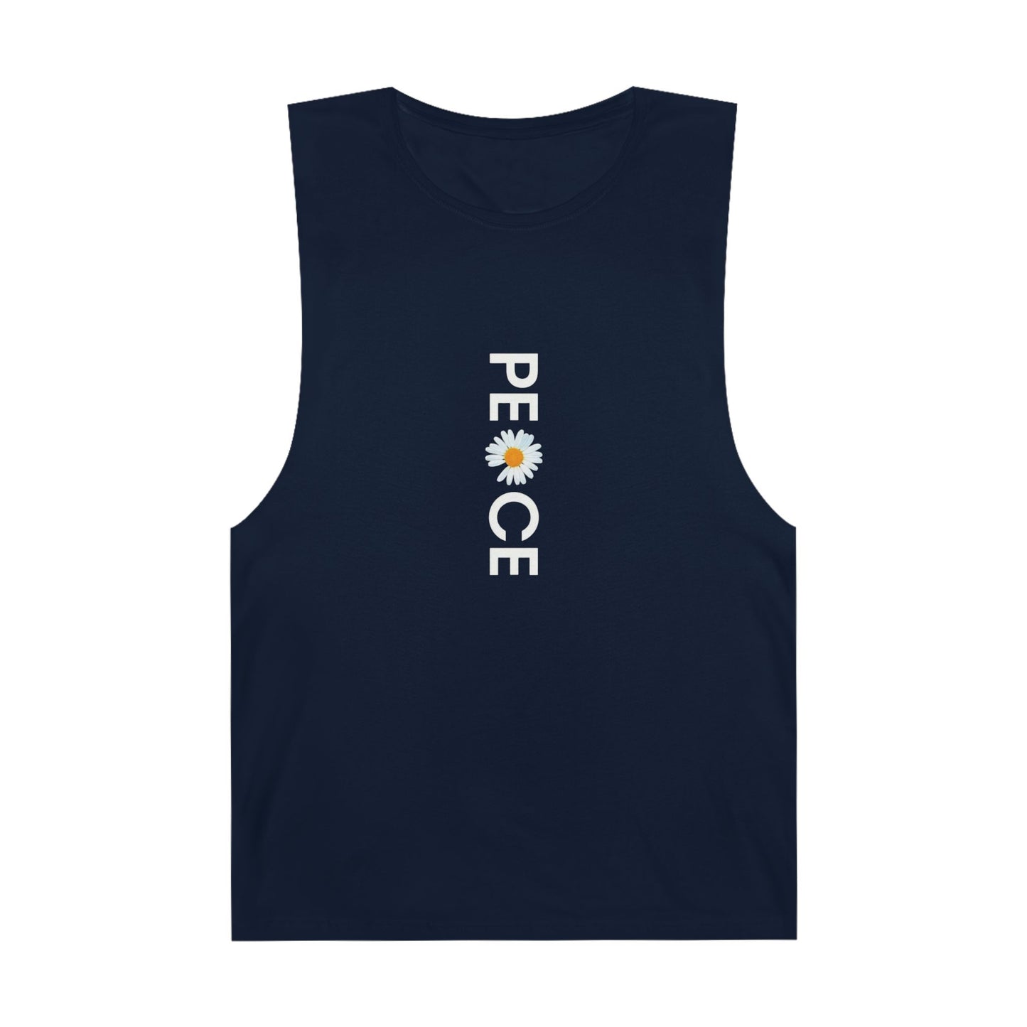 Peace Daisy Unisex Tank Top - Bohemian Style Summer Wear.