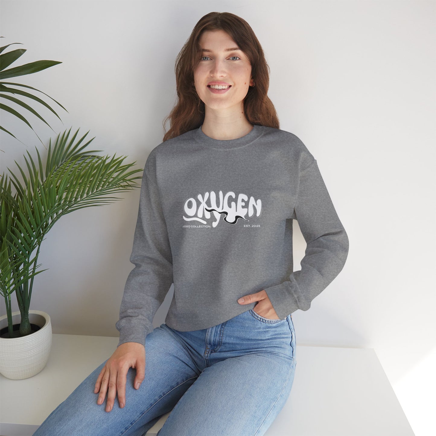 Oxygen Collection Unisex Crewneck Sweatshirt - Cozy & Stylish
