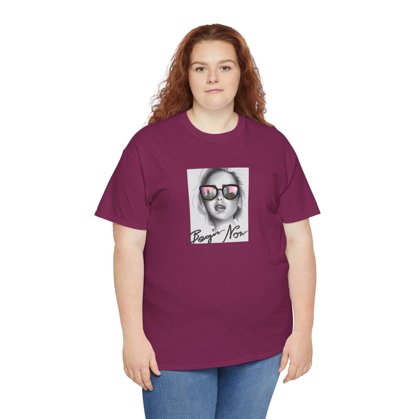 Bojan Now Unisex Heavy Cotton Tee - No Excuse Graphic Tee
