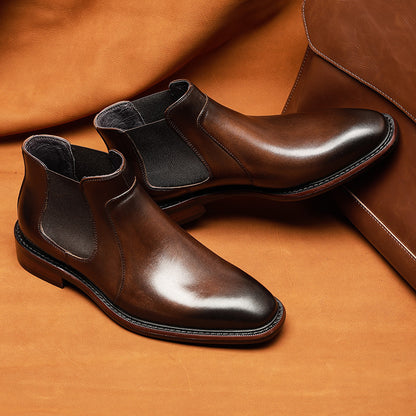 Men's New Formal Business Cowhide Shoes