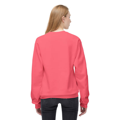 Peace Floral Crewneck Sweatshirt, Cozy Fleece Sweater, Unisex Gift, Eco-Friendly Apparel, Relaxed Style