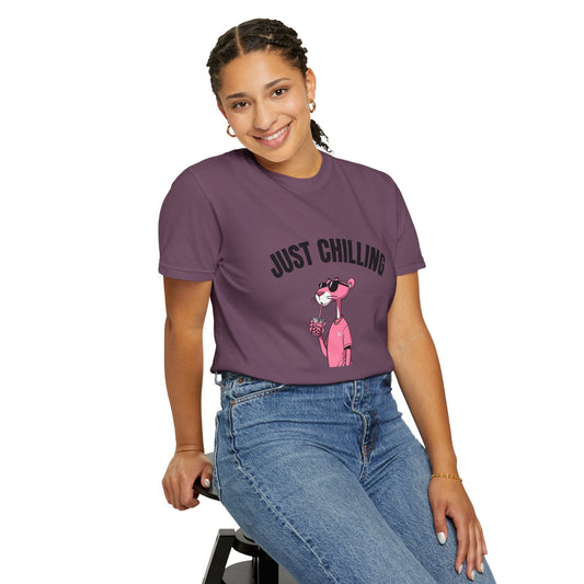 Just Chilling Unisex T-Shirt - Relaxed, Fun Vibe for Casual Days.