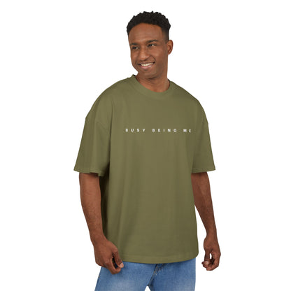 Casual Box Tee - Busy Being Me Black T-Shirt for Everyday Comfort
