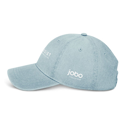 Strategist Embroidered Denim Hat - Casual Style for Trendsetters.