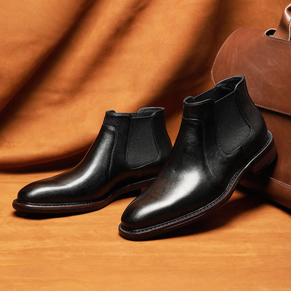 Men's New Formal Business Cowhide Shoes