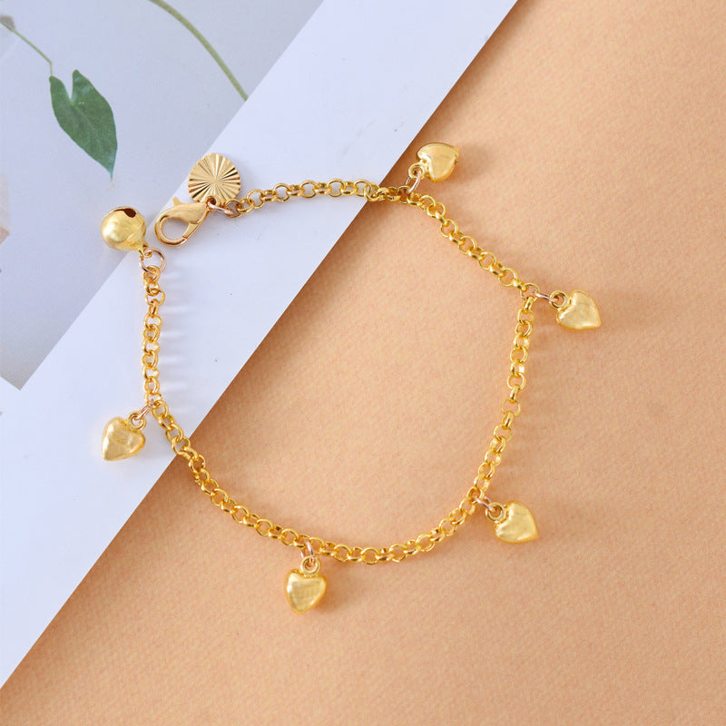 New Simple And Versatile Women Heart Bracelet Women Fashion Jewelry