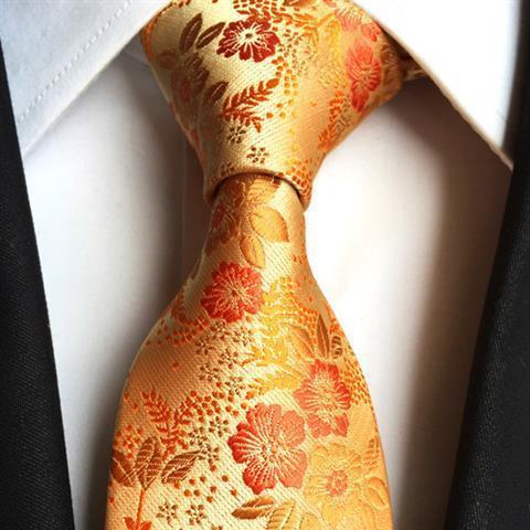 Tie New Paisley Polyester Men's Big Flower Tie Suit Wedding Best Man Tie Formal Wear