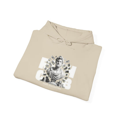 Philosopher's Muse Unisex Heavy Blend Hoodie - Thoughtful Design for Idealists