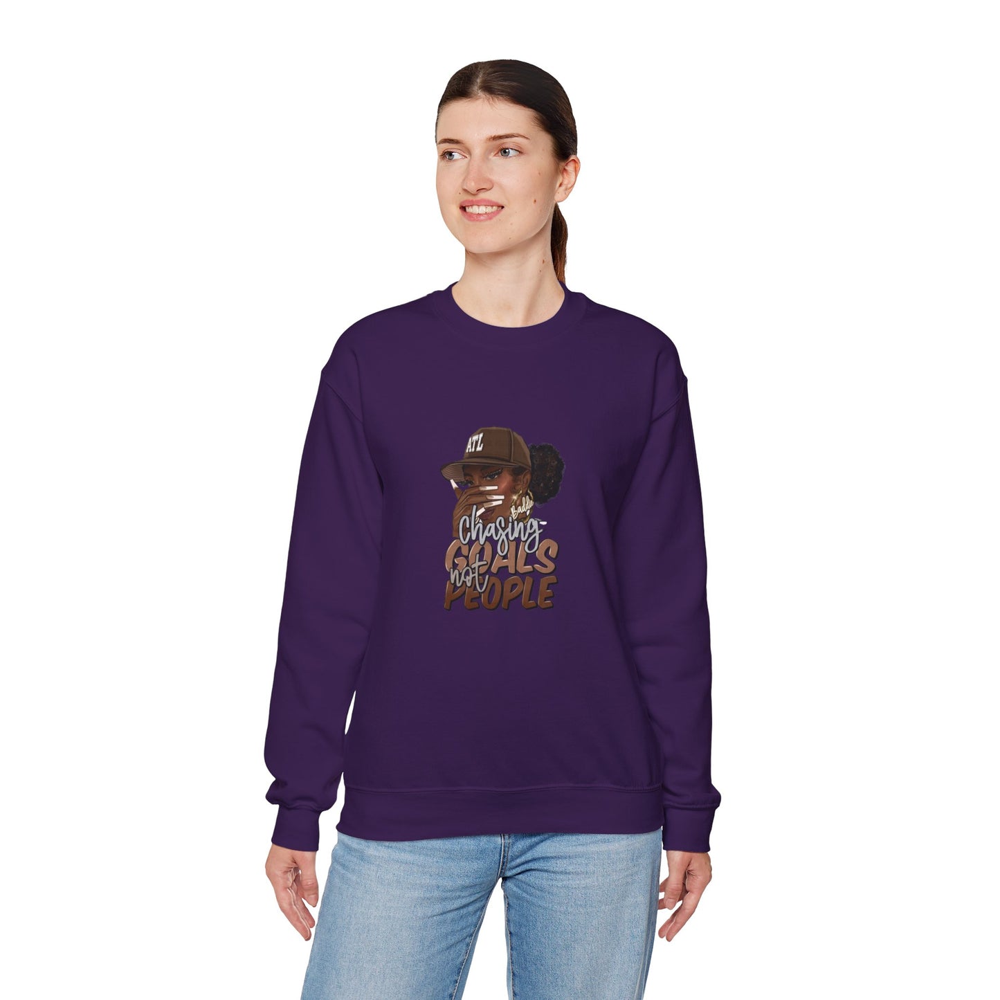Chasing Dreams Unisex Crewneck Sweatshirt - Comfortable & Inspiring Apparel