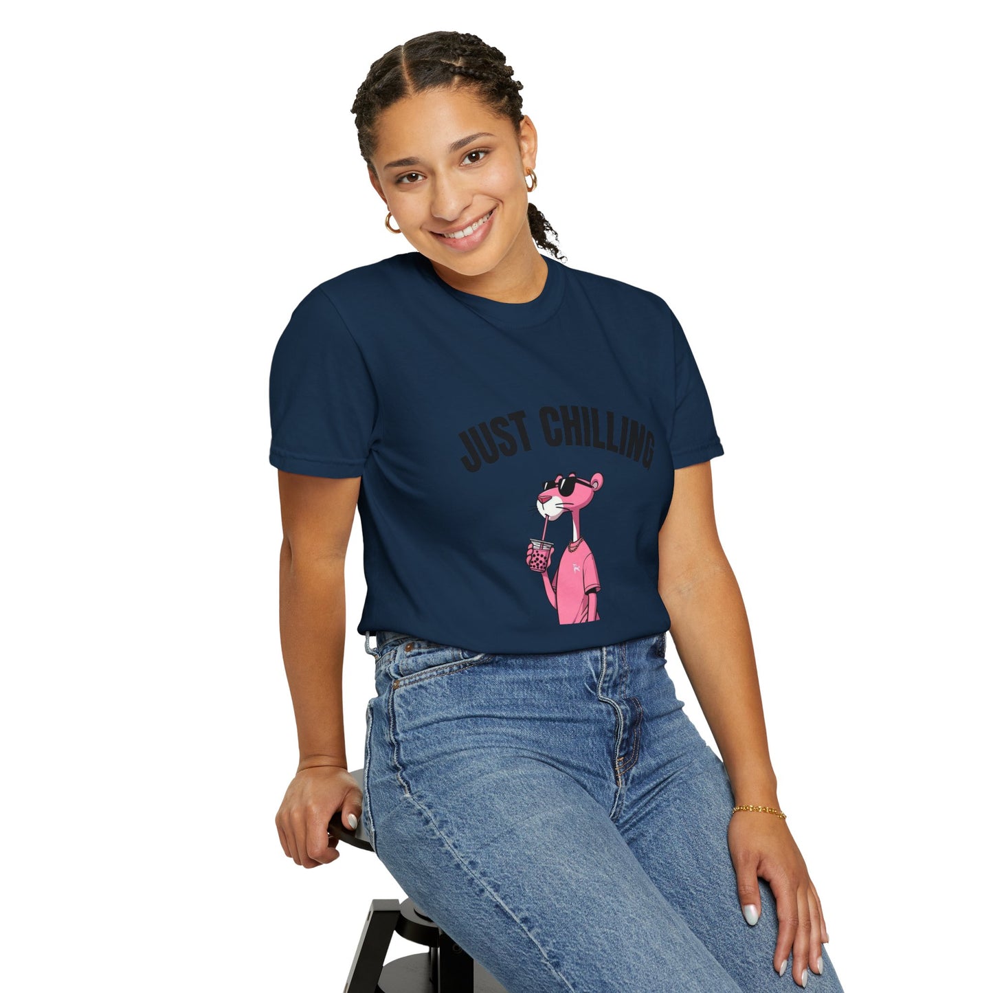Just Chilling Unisex T-Shirt - Relaxed, Fun Vibe for Casual Days.