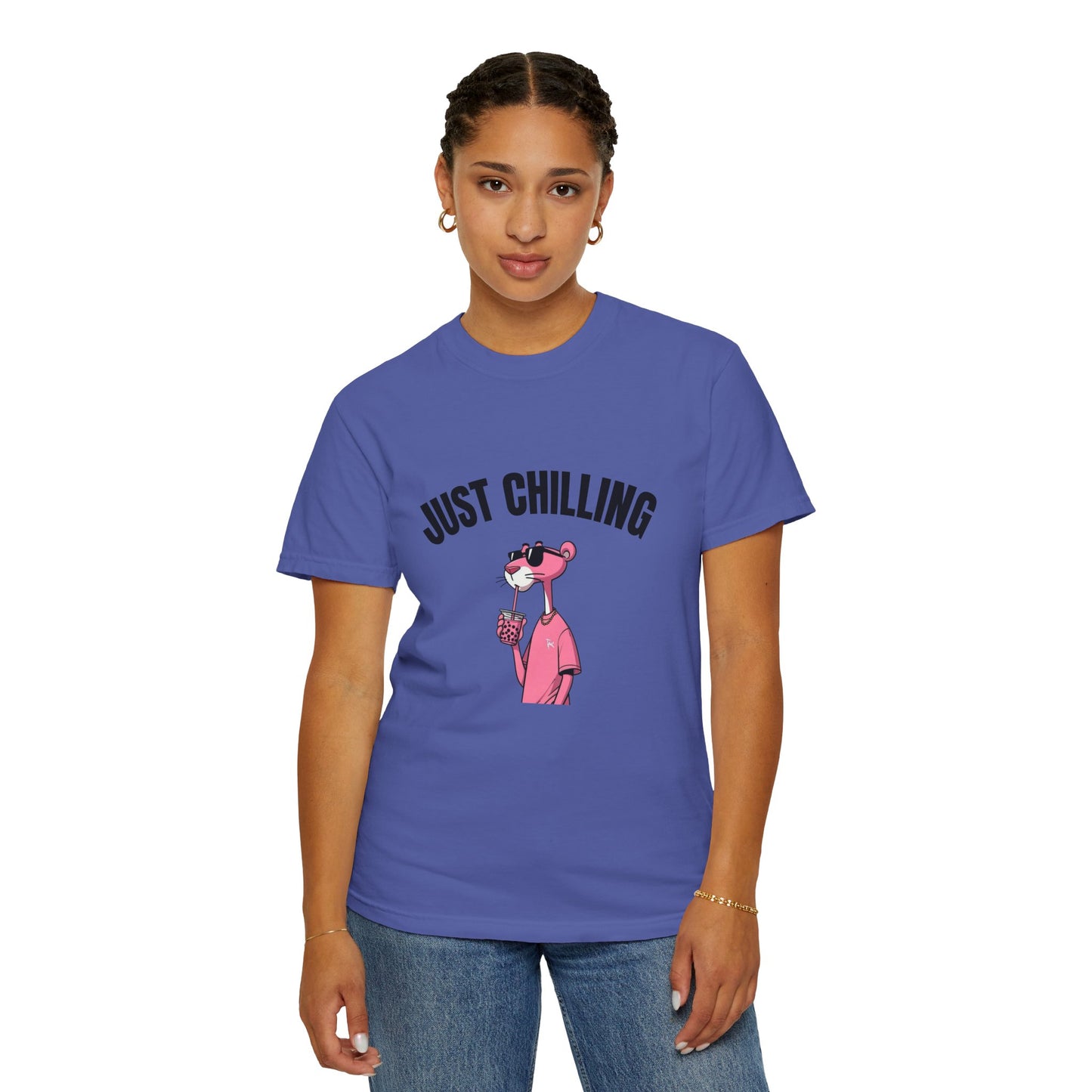 Just Chilling Unisex T-Shirt - Relaxed, Fun Vibe for Casual Days.