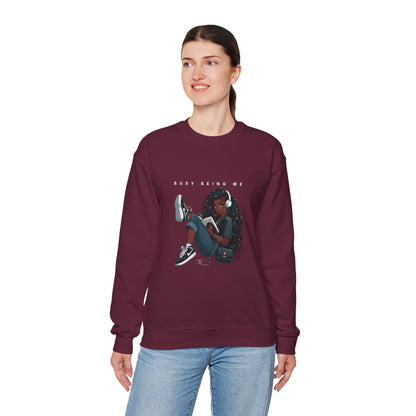Busy Being Me Crewneck Sweatshirt – Cozy Unisex Pullover for Effortless Style