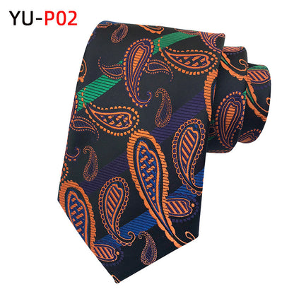 Paisley Big Flower Formal Wear Business Casual Tie