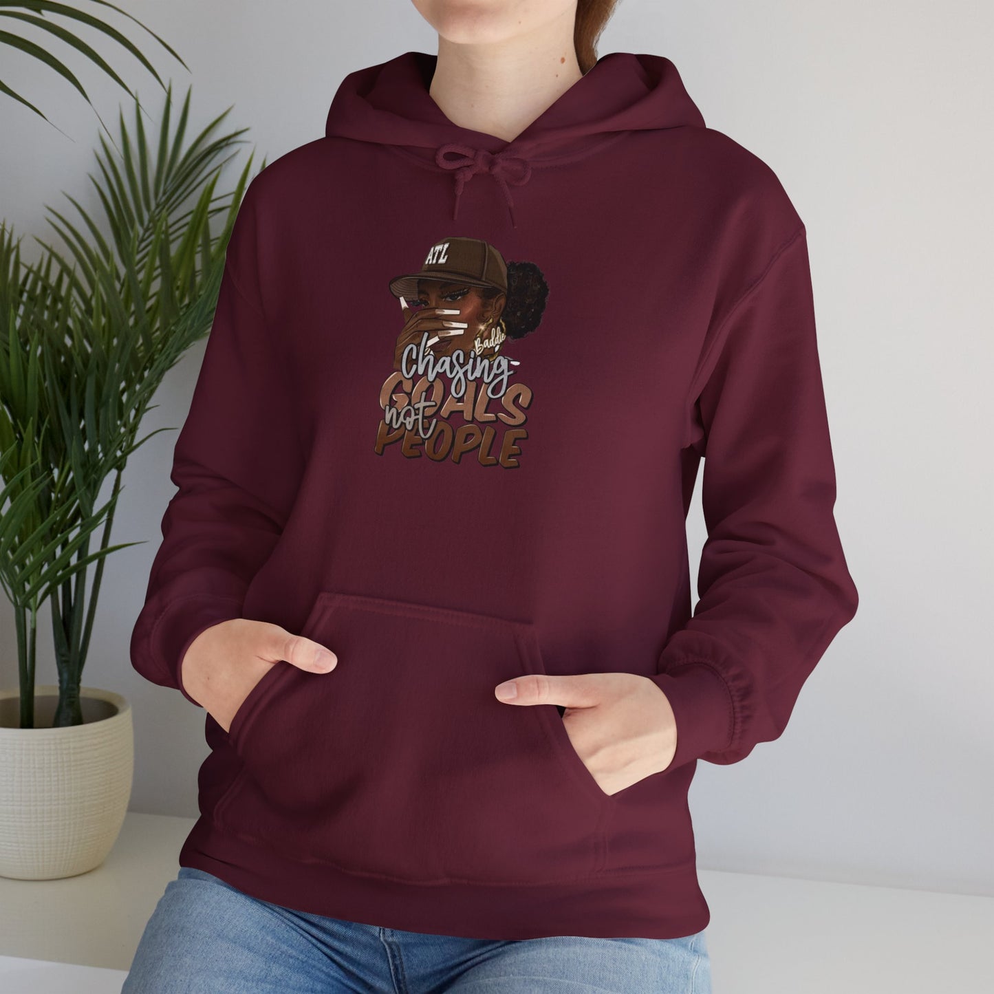 Unisex Heavy Blend™ Hooded Sweatshirt - 'Chasing  goals not People
