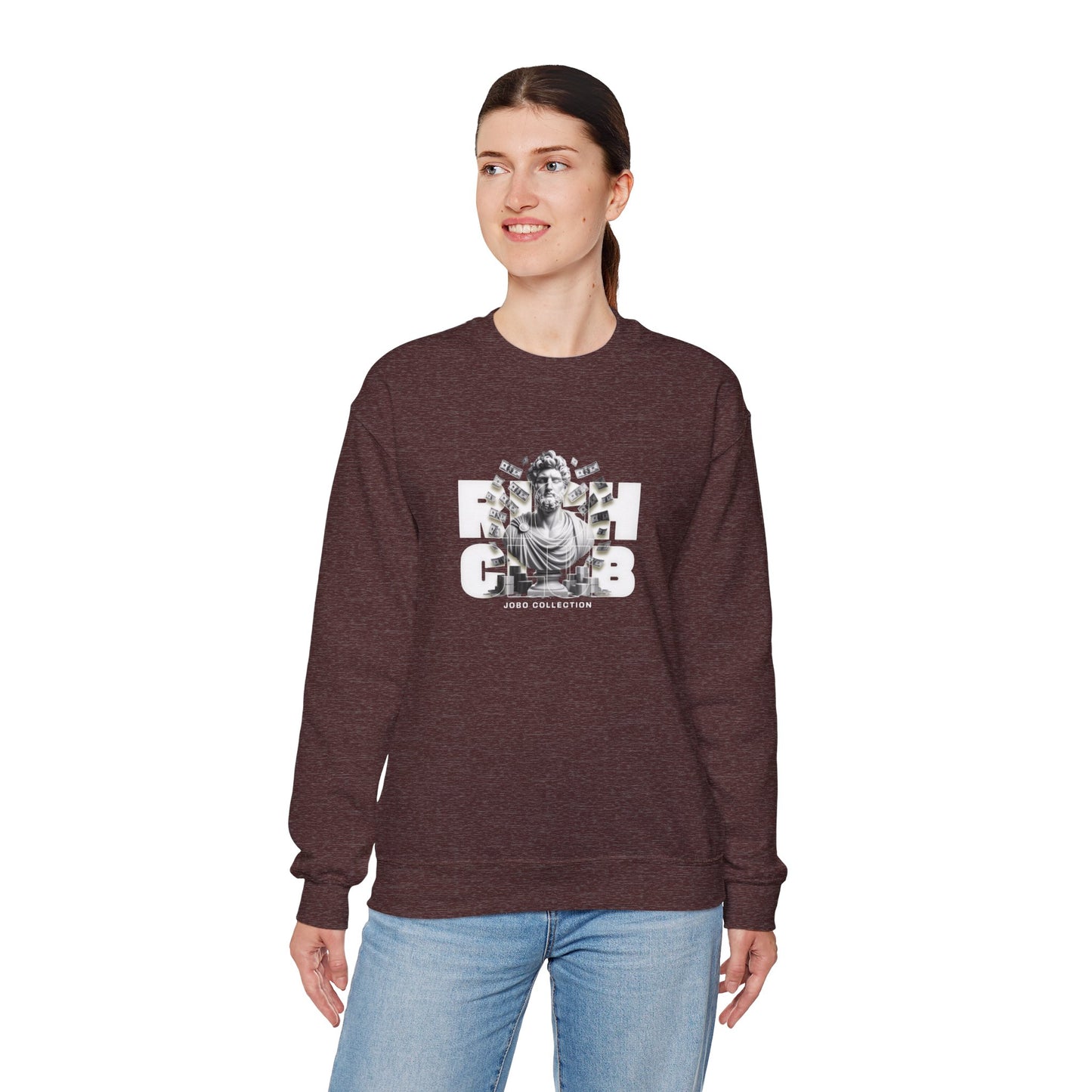 Comfortable Unisex Heavy Blend™ Crewneck Sweatshirt - Retro Graphic Collection.